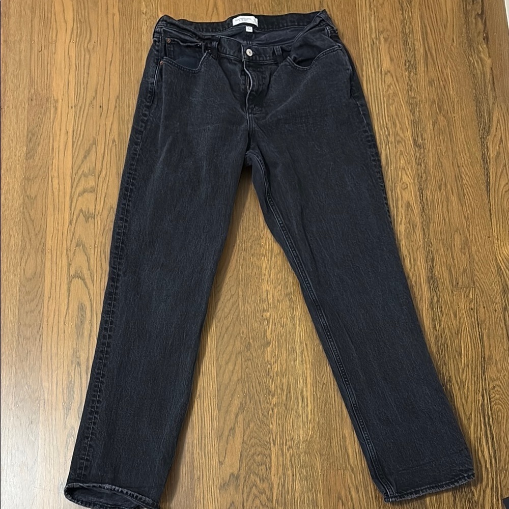 Abercrombie & fitch the 90s straight mid rise curve love size 32